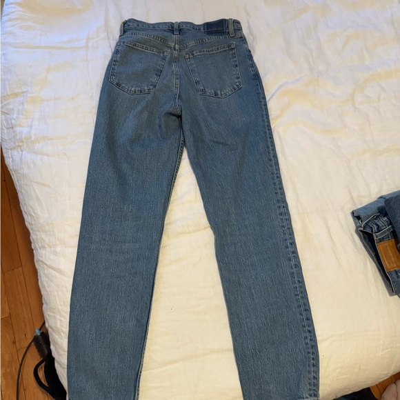 Abercrombie & Fitch Blue Straight Leg Jeans - Picture 3 of 6